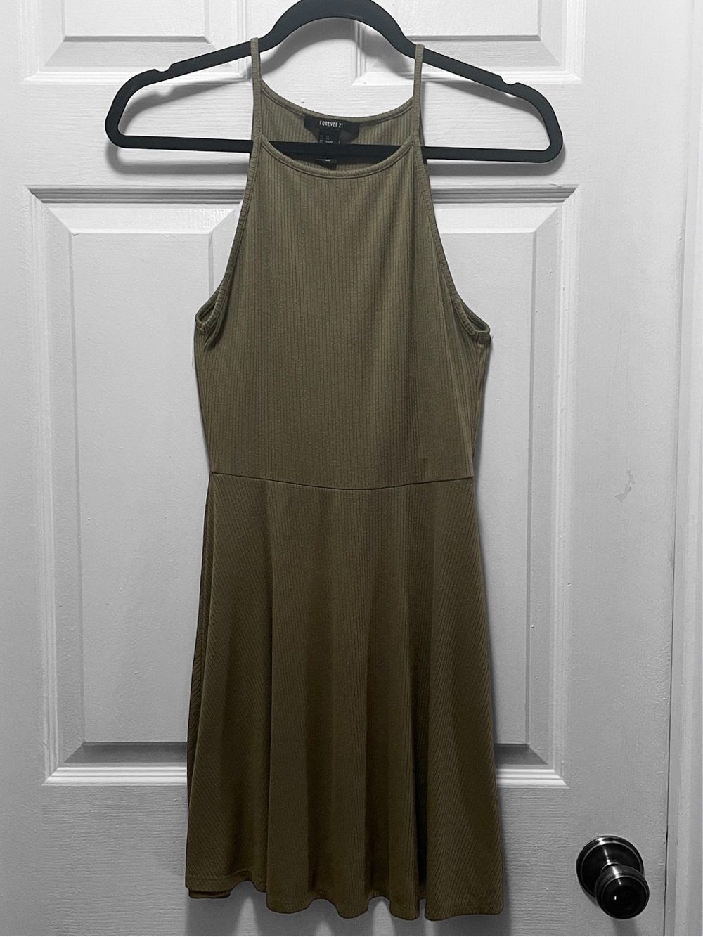 Forever 21 Olive Green Mini Dress